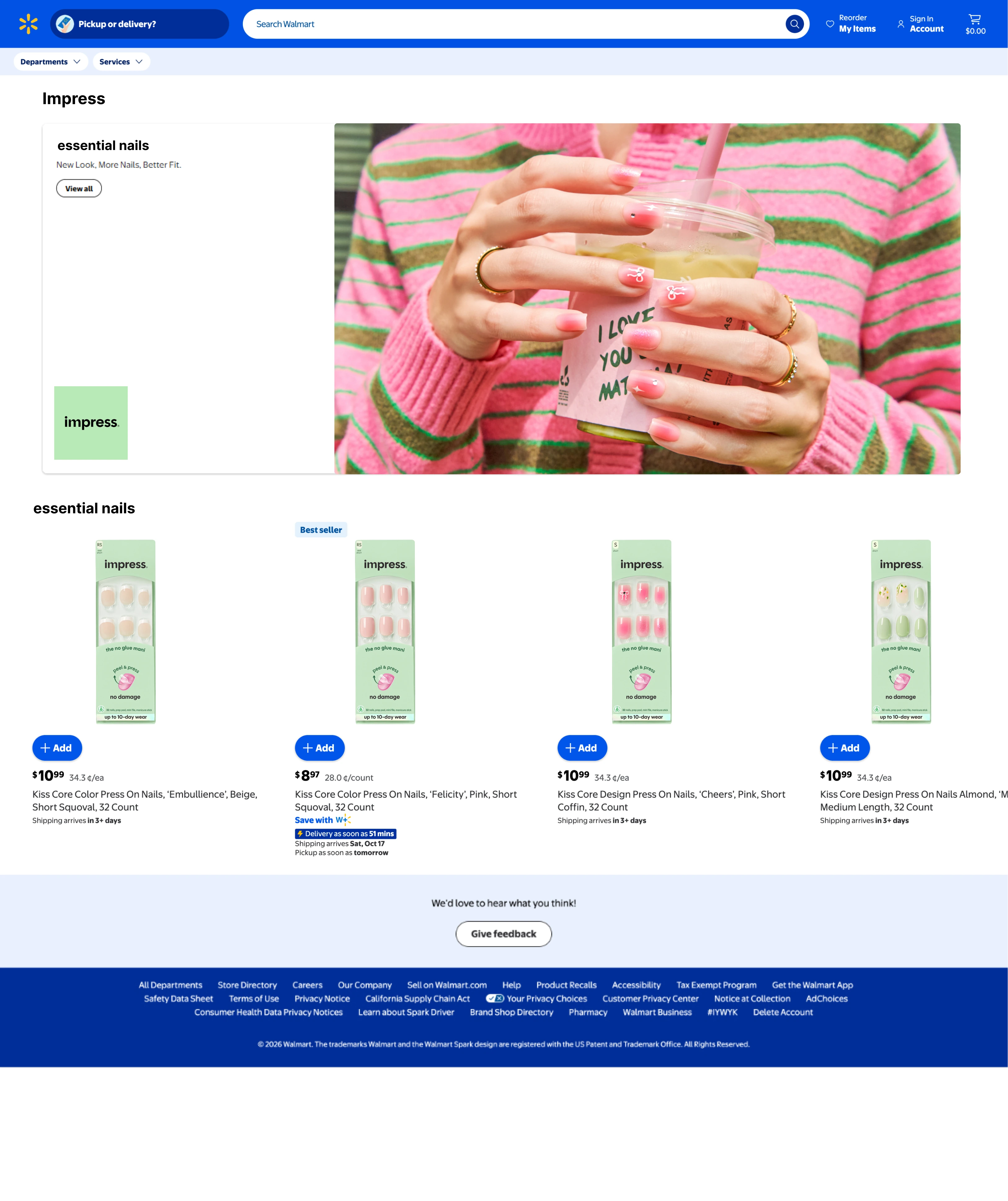 Category page