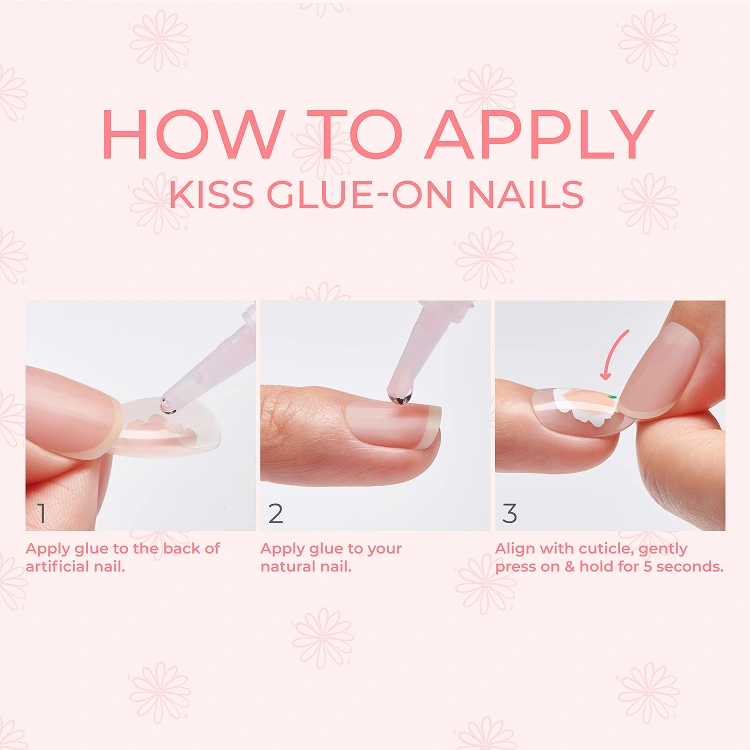 KISS nails · Application