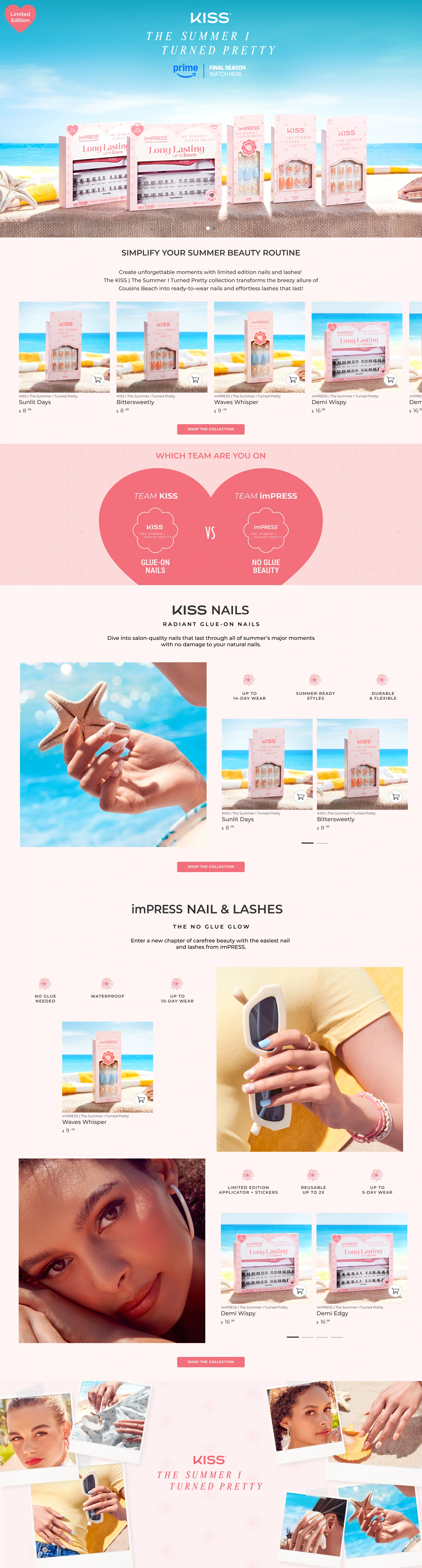 Landing page · Desktop