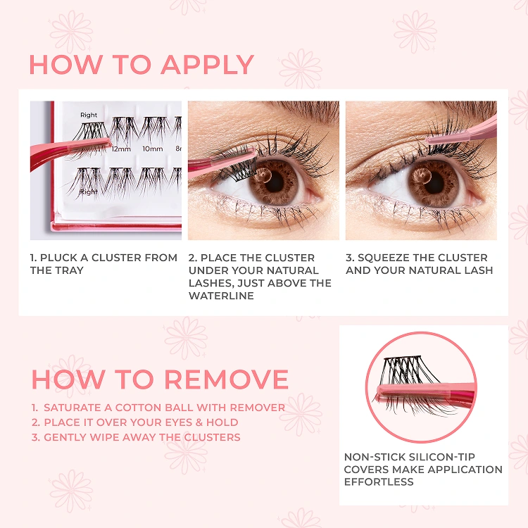 imPRESS lashes · Application and removal