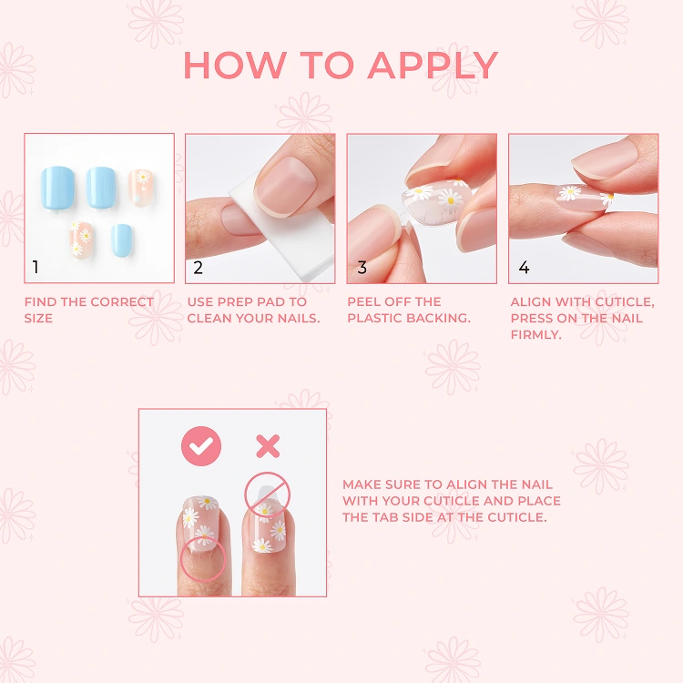 imPRESS nails · Application